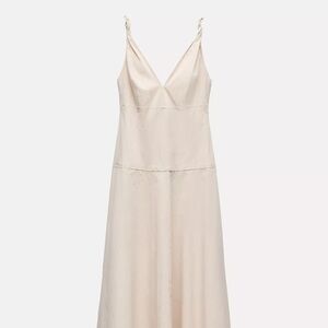 Zara Elegant Cream Dress